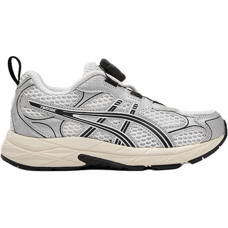 Asics Contend Comfortable Versatile Low-Top Running Shoes Kids sneakers Gray White 1014A400-100