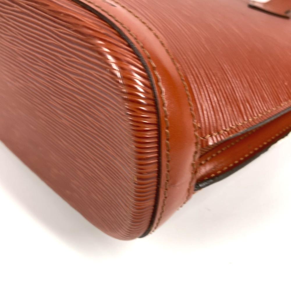 Louis Vuitton M52283 Epi Lussac Bag Tote Bag Shoulder Bag Leather Kenya Brown