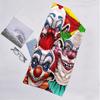 Horror Clown Circus Fashion Beach Towel: Ideal for Summer Adventures Soft, absorbent and quick drying suitable for swimming and bathing