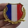 Metalowa Flaga Narodowa Samochodowa Naklejka Samochodowa Chiny Stany Zjednoczone Niemcy Francja Wielka Brytania Włochy Japonia Wietnam Korea Południowa Naklejka z Emblematem Bocznym
