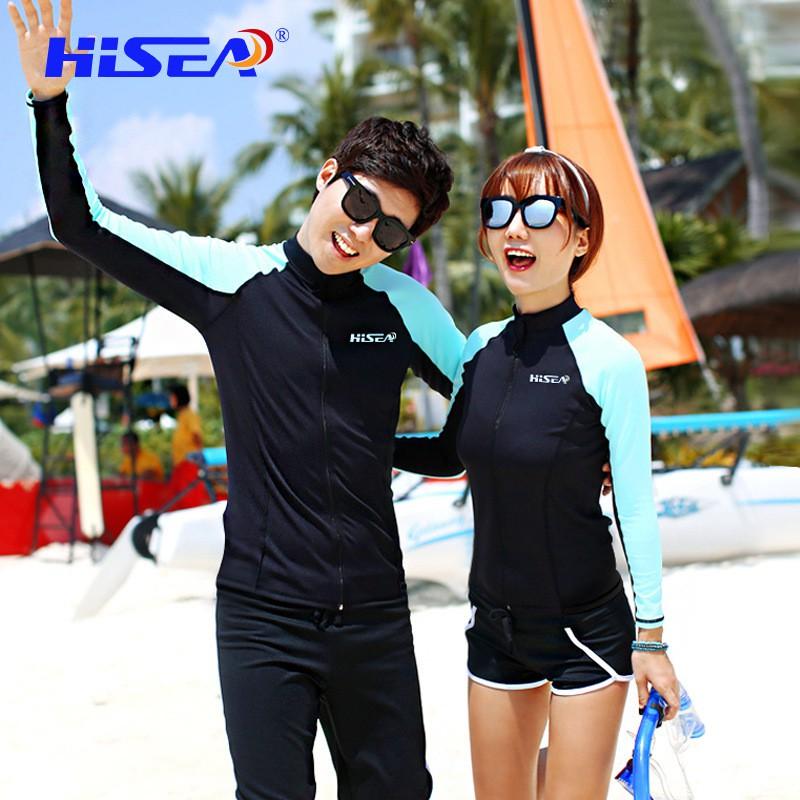 Diving Rash Guard Long Sleeve UV Protection Swim Shirt Surfing Snorkeling Beach Sun