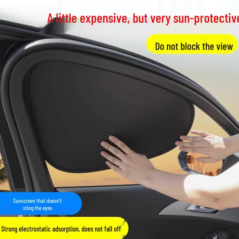 Magnetic Car Window Sunshade - UV Protection & Heat Insulation Curtains