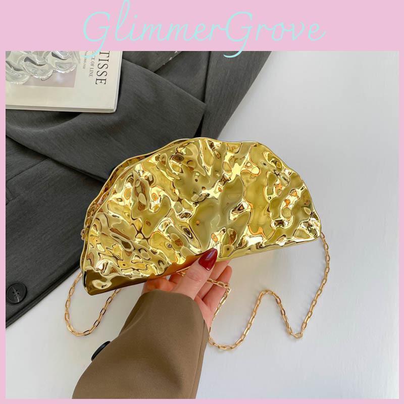 Acrylic Evening Clutch Bag With Chain For Women And Formal Events