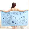 Microfiber Printed Bath Towel Absorbs Water Without Shedding Hair Beach Towel Cartoon Children Adult Household Gifts Bath Towel