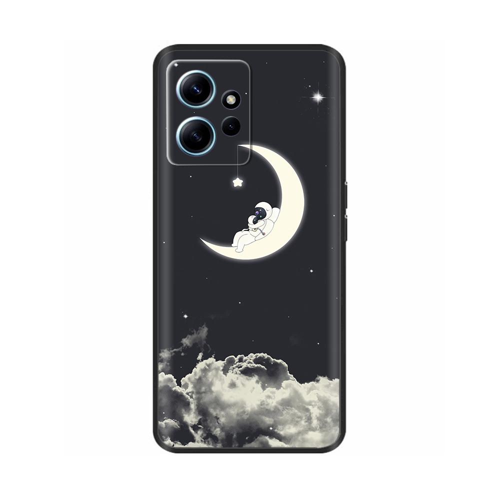 For Xiaomi Redmi Note 12 4G Case Cute Painted Flower Back Cover Full Protection Soft TPU Coque For Redmi Note 12 4G Phone Cases