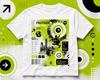 Frutiger Metro T-Shirt Y2K Graphic Tee Frutiger Aero McBling Cyber Streetwear Retro Futuristic Rave Shirt