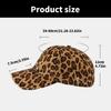 Cool Distressed Leopard Print Baseball Hat For Female and Teens Eye Catching Sun Hat For Streetwear Outdoor Actvitiy