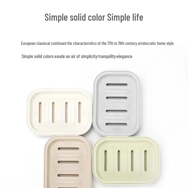 Dvouvrstvá miska na mýdlo - Kreativní koupelnový úložný prostor s odvodněním