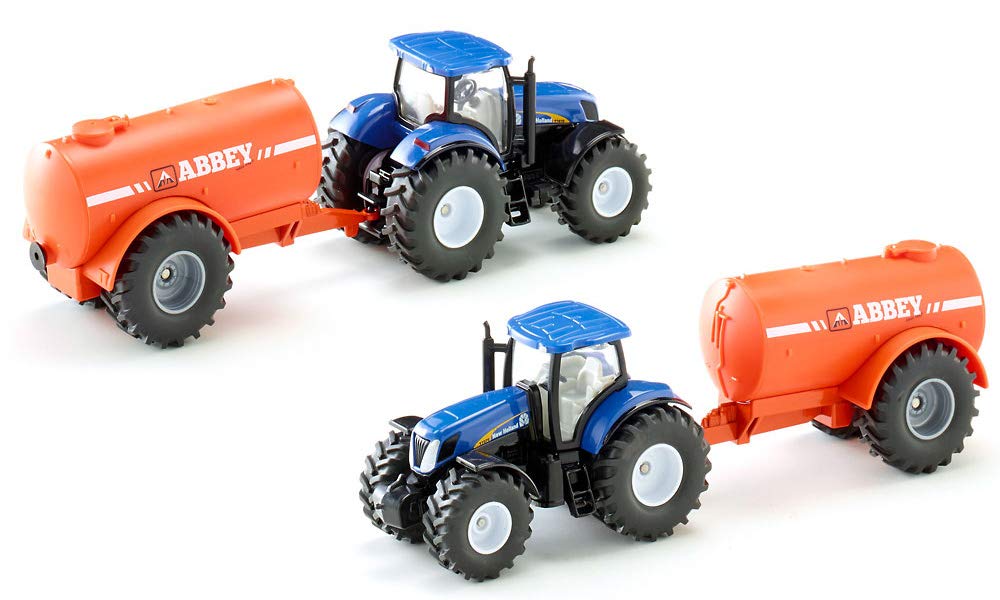SIKU Scale New Holland Tractor with Vacuum Tanker 1/50 (SK1945)