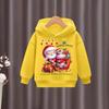 2025 Christmas Santa Claus Printed Children's Hoodie Children's Girls' Hoodie Sportswear Children's Fashion Cartoon Oversized Coat