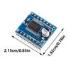 Compactly Double Channel Motor Driver Module Board PWM Speed Controls Compatible for Microcontrollers TB6612FNG