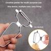 Stainless Steel Peeler - Stainless Steel Fruit and Vegetable Peeler for The Kitchen. Apple Peeler for Apples. Potato Peeler for Potato Skins.