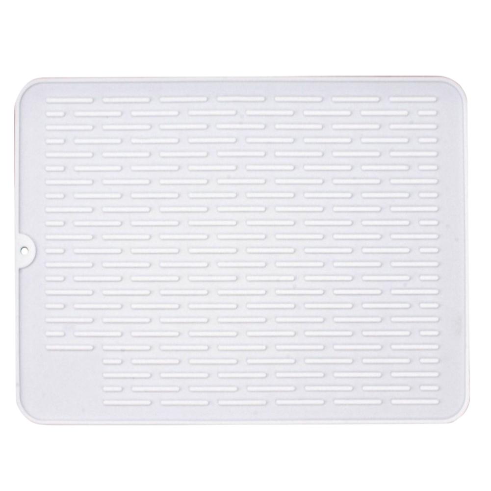 Zielono-Różowa Mata do Suszenia Naczyń Silikonowa Mata do Naczyń Mata do Zlewu Silikonowa Antypoślizgowa 40cm X 30cm Szybkoschnąca Wielofunkcyjna