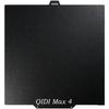 For QIDI Max 4 Double Sided PEI Build Plate Textured Black PEI Flexible Spring Steel Strong Magnetic Ahesion Bed 390x390mm
