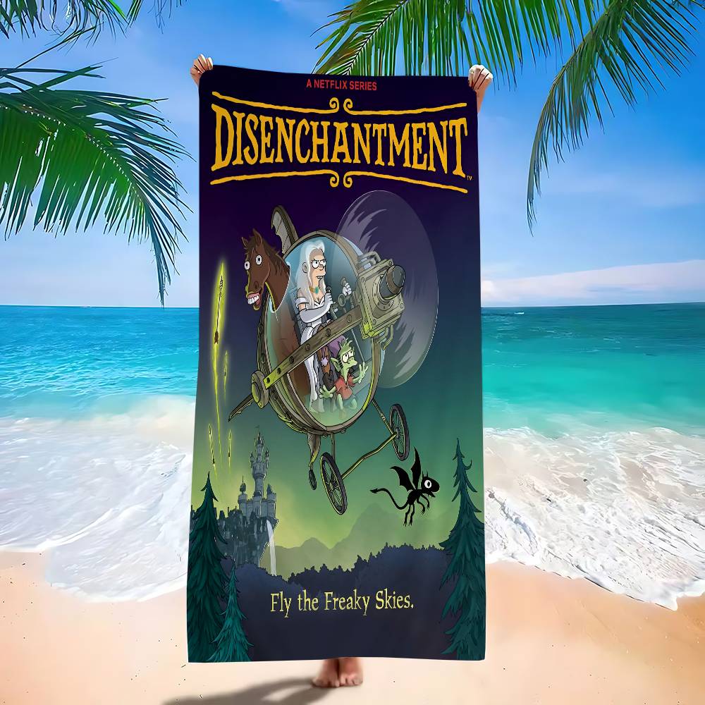 

Cartoon D-DisenchantmentS Microfiber Beach Towel Absorbent Quick dry Soft Yoga Swimming Resort Mountain Climbing Towel W40*H60(CM)