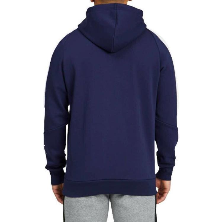 Puma Felpa Pullover American Knit con Cappuccio Color Block Uomo felpa Blu 847362-06