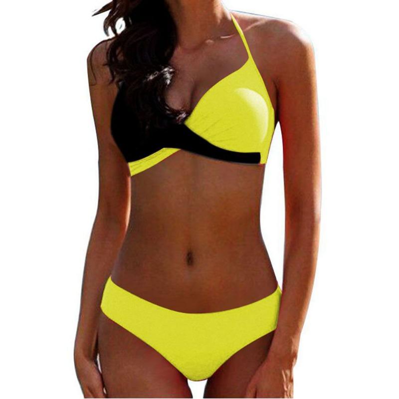 Costume da bagno bikini push up Costume da bagno donna Costume da bagno da bagno Set bikini taglie forti