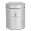 TOMSHOO Teedose, 35 ml/80 ml/120 ml/200 ml, leichte Titan-Tee-Aufbewahrungsdose für Kaffee
