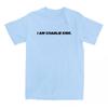 I Am Charlie Kirk Tee America Fashion Style Tshirts Cotton Short Sleeve Casual Female T-shirt Letter Graphic Printing T Shirts