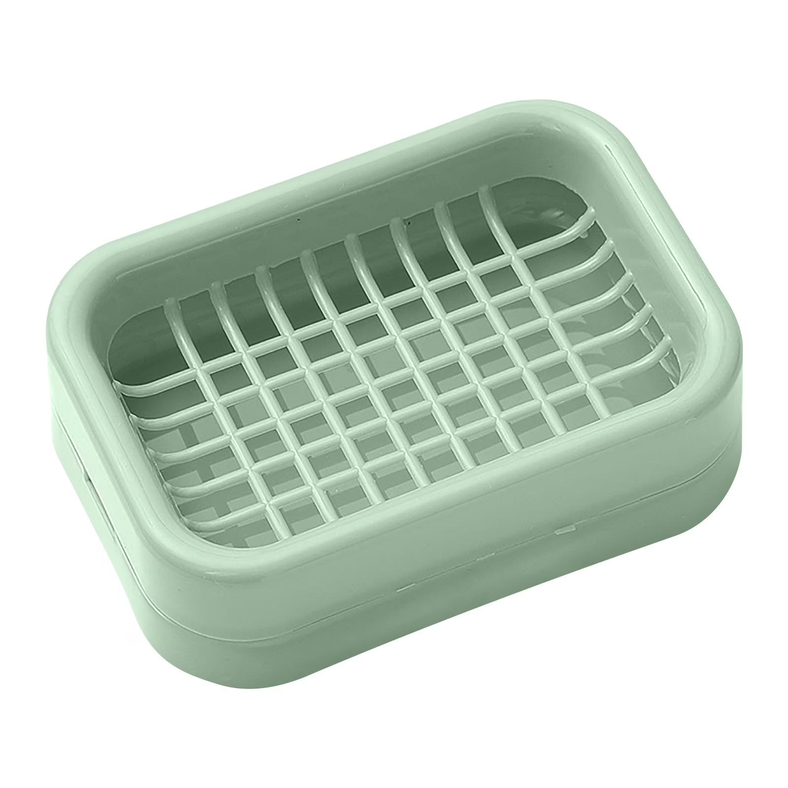 Household Soap Box, Toilet Bathroom Soap Double-Layer Storage Rack, Draining Soap Shelf For Bathroom Hotel