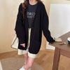 Simple and Versatile Sweater Jacket Top Women's Autumn and Winter New Loose Large Size Fashion Soft Waxy Knitted Cardigan