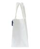 Maison de FLEUR Line Ribbon Jacquard Square Tote Bag, Weiß, F Tote Bag, 08000481500