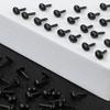 100Pcs/Bag Safety Oval Nose for Teddy Dog 4X5MM/5X7MM DIY Black Plastic Stuffed Doll Eyes  Doll Eyes Safety Oval Nose