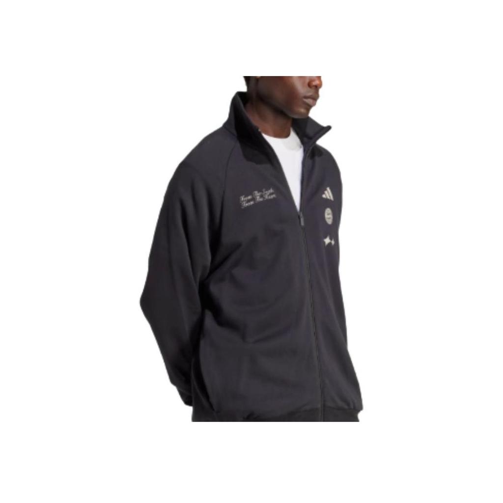 Adidas X BSTN Collaboration X FC Bayern Collaboration SS25 Comfortable Simple Fashion Sports Jacket Unisex Jacket Black JF0580