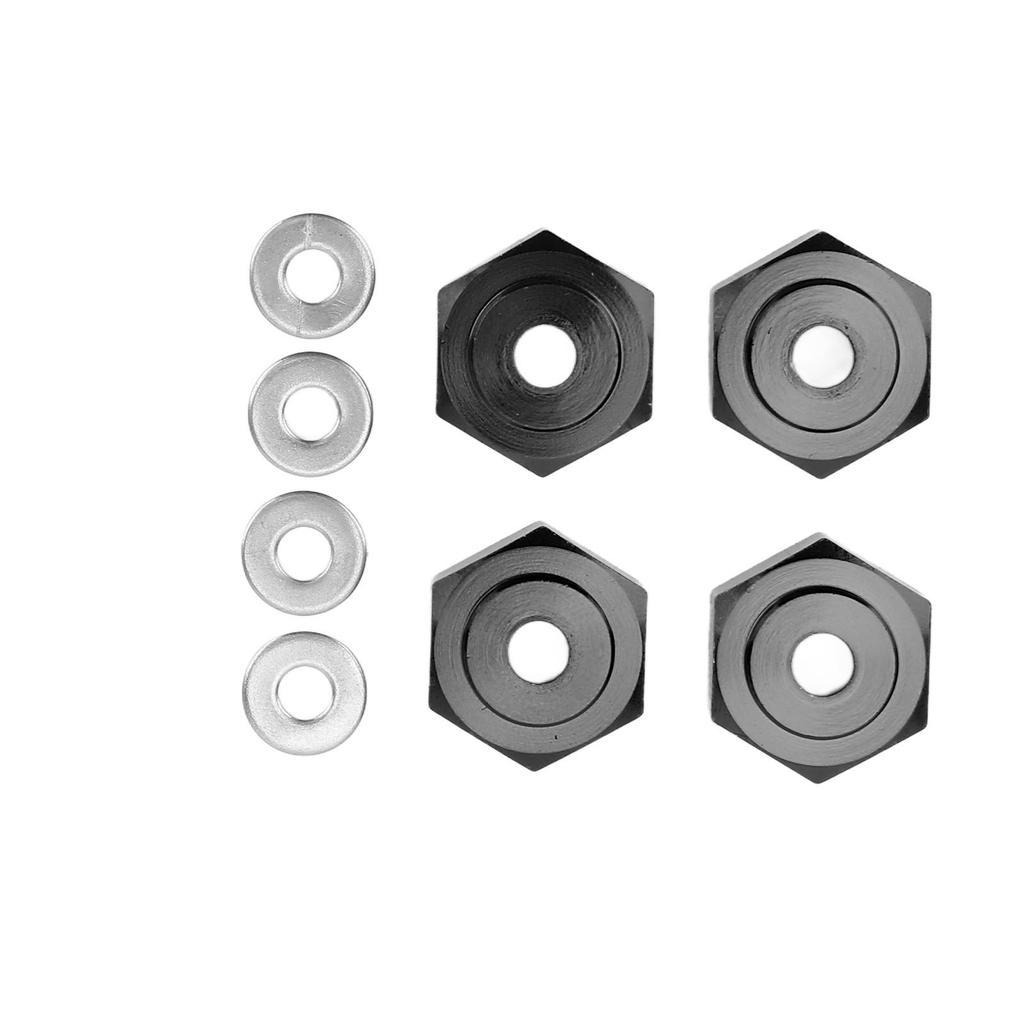 4pcs RC Hex Coupler Professional Aluminum Alloy RC Wheel Hex Adapter for 1 10 RC Cars