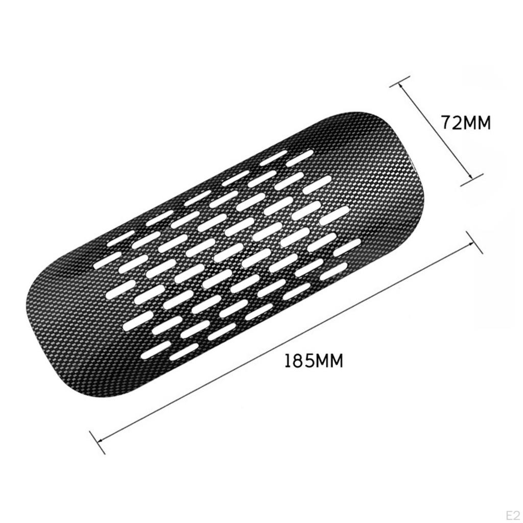 Durable Motorcycle Exhaust Cover with Secure Clamps