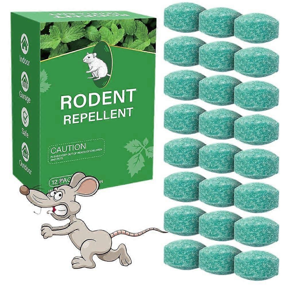 Rodent Mouse Repellent Peppermint Oil, 14pcs Moth Balls for Mice Rats Deterrent