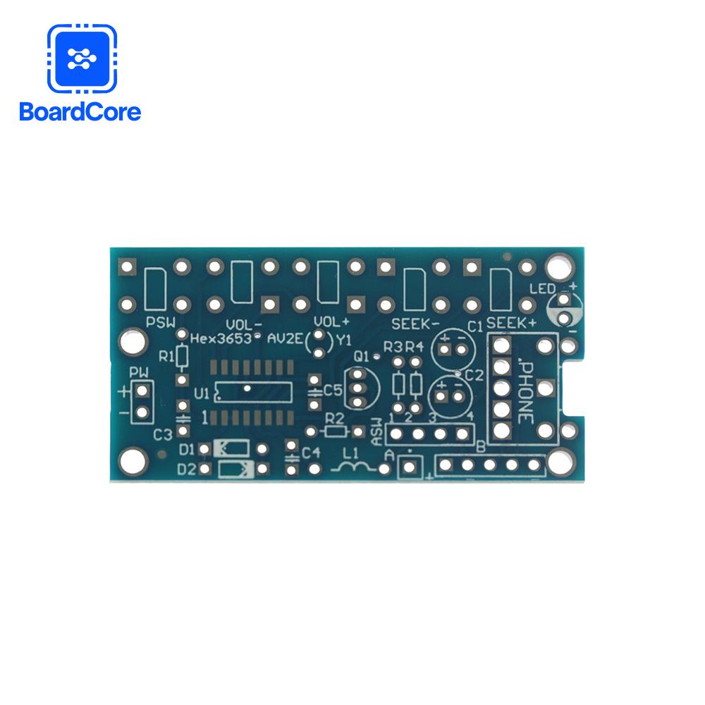 76MHz-108MHz Zestawy Elektroniczne DIY Bezprzewodowy Moduł Odbiornika Radia FM Stereo DC 1.8V-3.6V