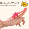 10PCS Creative Finger Catapult Dinosaur Slings Sticky Wall Toys for Adults and Kids Vent Stress Relief Catapult Dinosaur Toy