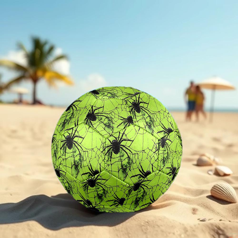 1PC Halloween Spider Web Soccer Ball Size 5 Football Machine Sewn Indoor/Outdoor Universal Football Gift W51