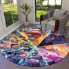 Overwatch Round Area Rug,Carpet Rug for Living Room Bedroom Sofa Playroom Decor,Non-slip Floor Mat