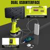 Outdoor Emergency LED Work Light 4000LM 35W Flashlight For Ryobi 18V Lithium P108 P104 Nickel One+ Battery USB Type-C Power Bank