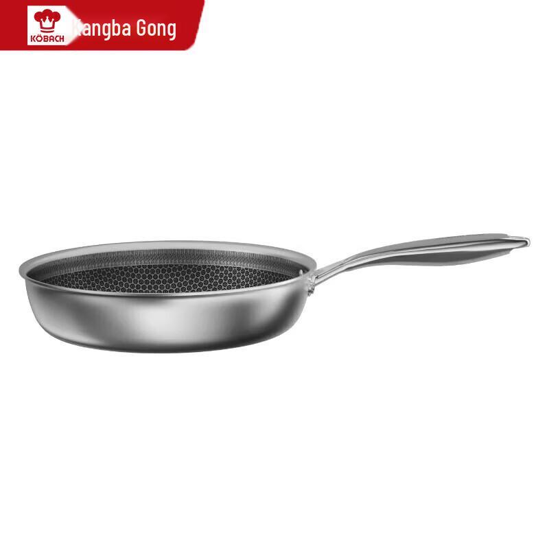 Сковорода Kangbach 28 см из нержавеющей стали 304 с сотовым дном