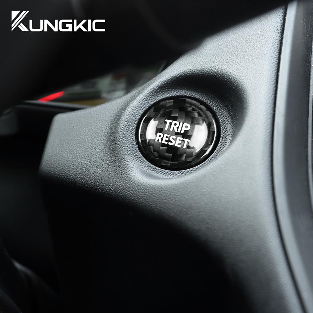 Real Hard Carbon Fiber Sticker For Subaru BRZ Toyota GR86 2025 2025 2025 2025 Trip Reset Button Cover Interior Trim Accessories
