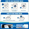 50Pcs Hypoallergenic Liquid-Free Laundry Tablets - Powerful Decontamination and Biodegradable Cleaning Strips Fresh Fragrance