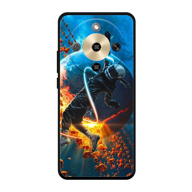 Für Honor X9d 5G Hülle NEU TPU Silikon Stoßfest Katze Handyhülle Für Honor Magic 8 Lite Funda Honor X70 Druck Weiche Hülle