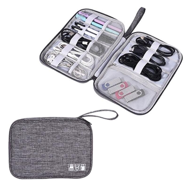 Soft Multipurpose Multi-Cable Pouch Small