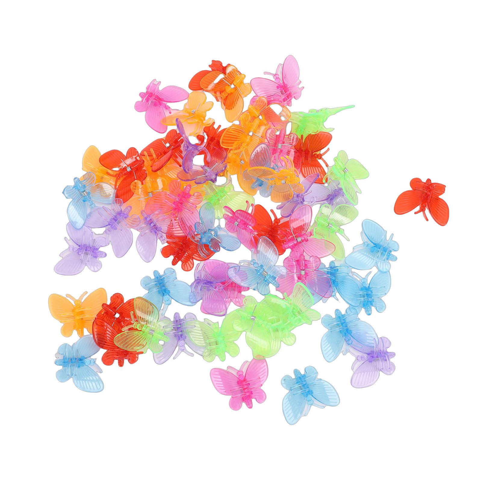 

60pcs Orchid Clamps Multifunctional Plastic Orchid Support Clamps for Plant Vines Stems