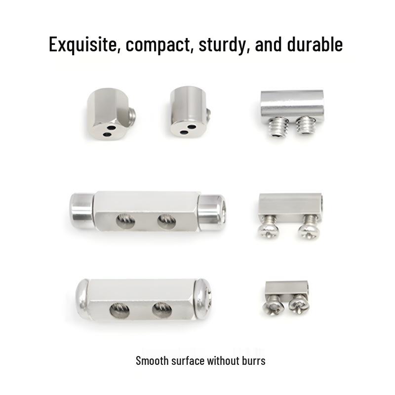 Adjustable Double Hole Steel Wire Rope Lock Connector