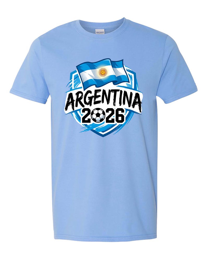 Argentina 2026 Soccer Fan Tee – World Cup Graphic Shirt S