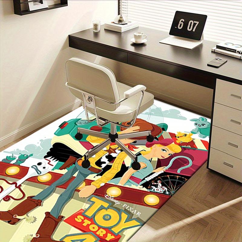 Office Rug Toy Story 4, Woody theme 3D Printed Anti-Slip Rug-Machine Washable for Living Room