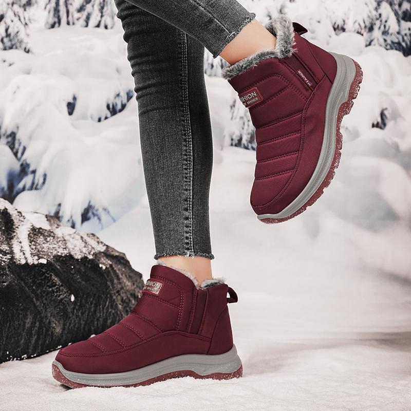 MCTIN Scarpe sportive calde e spesse da donna autunnali e invernali, antiscivolo, ammortizzanti, leggere, alte, da uomo