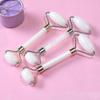 Natural White Jade Crystal Roller Stone Massage Body Eye Anti-wrinkle Ascending Facial Skin Reduce Cellulite Health Care Tool