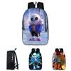 Stylish Black Undertale Sans School Bookbag Featuring Smooth Zipper And Easy-to-clean Material