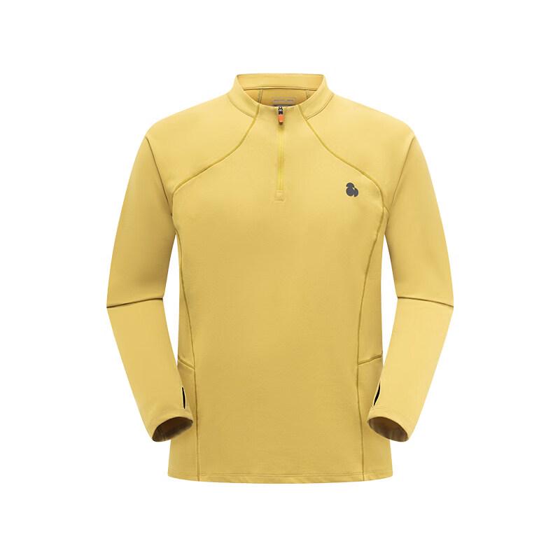 SCALER Men's Outdoor Quick-Dry Long-Sleeve T-Shirt with Stand Collar