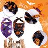 2 Pack Halloween Dog Bandanas Pumpkin Ghost Dog Triangle Scarf Pet Bibs Halloween Dog Bibs Bandanas For Dog Accessoires